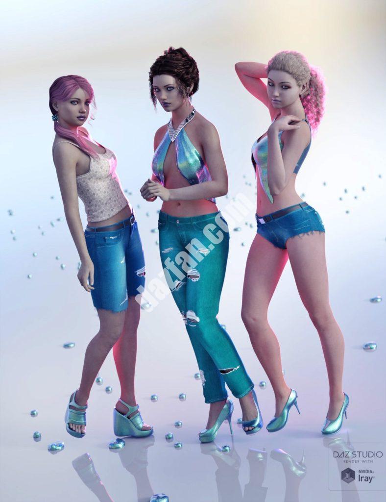 [daz服装] Just Real JeanZ for JeanZ for Genesis 3男女版-DAZ爱好者