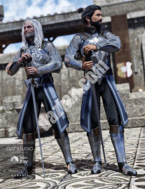 [daz服装] 《创世纪3》中的英勇骑士-DAZ爱好者