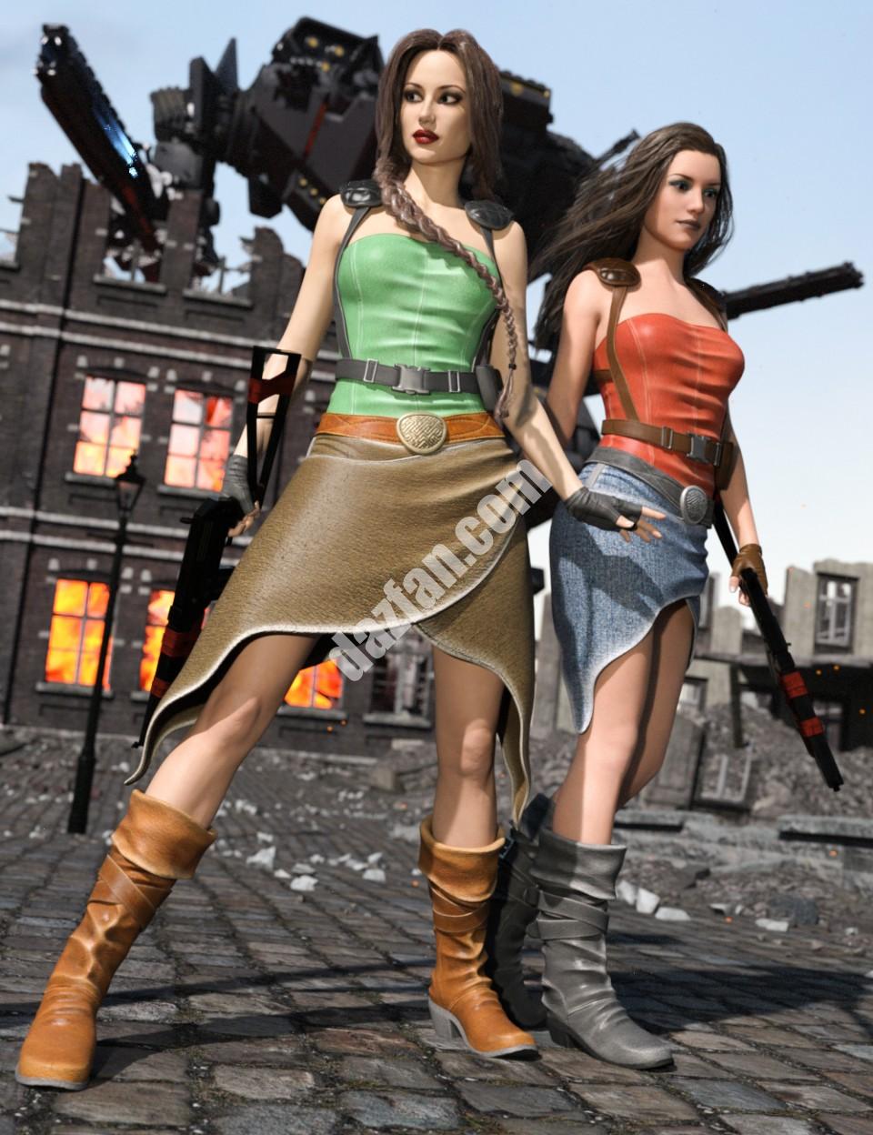 [daz服装] 《创世纪3》女性套装-DAZ爱好者