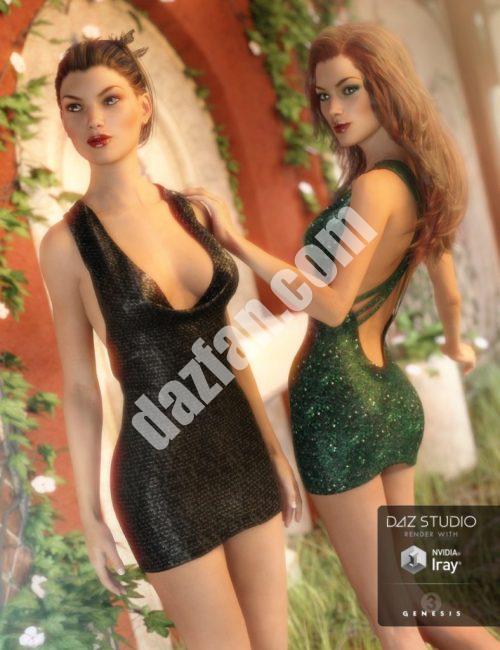 [daz服装] 小黑裙纹理-DAZ爱好者