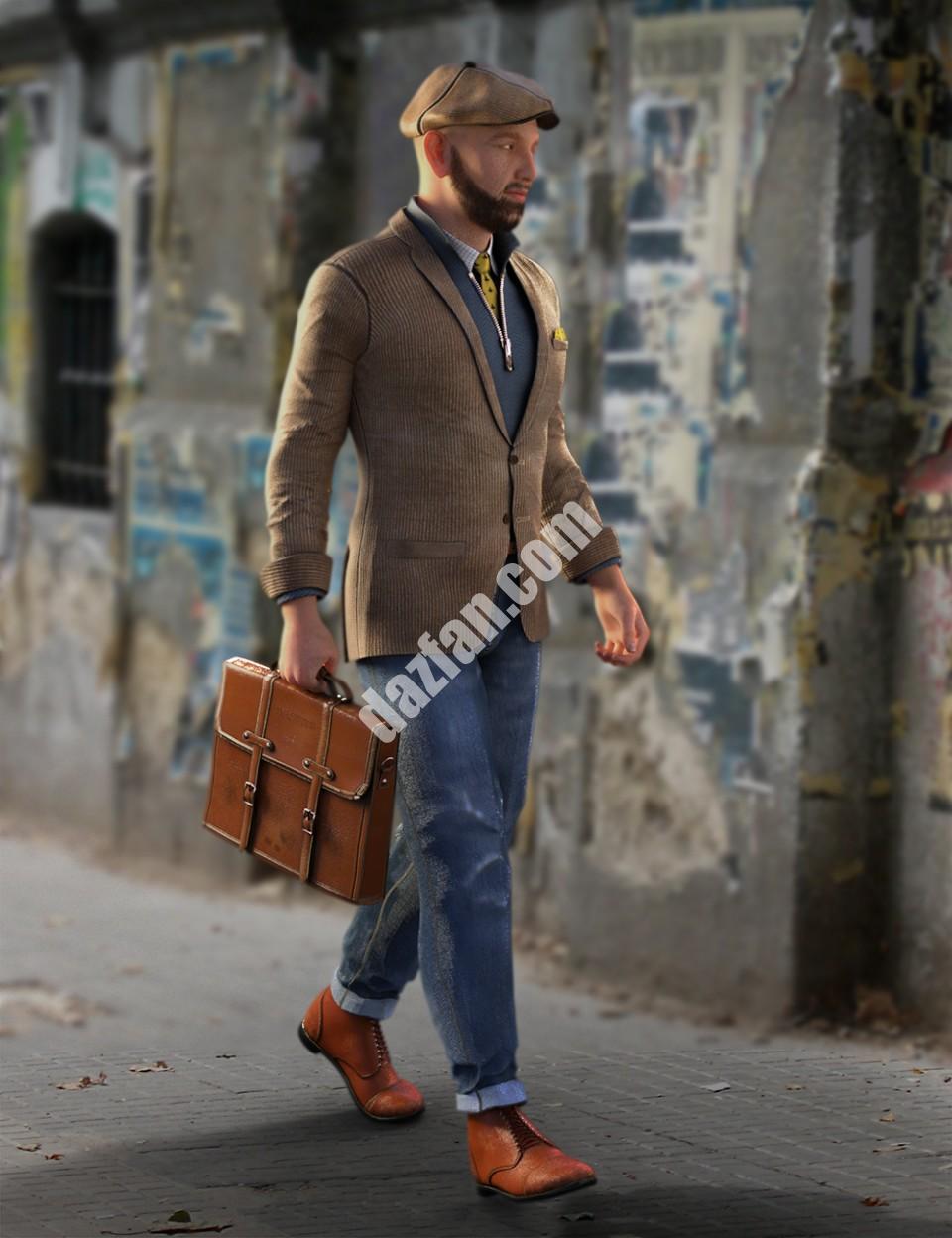 [daz服装] 《创世纪3》男主角-DAZ爱好者