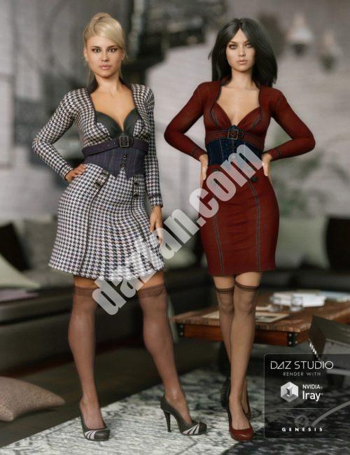 [daz服装] 狂躁星期一的服装纹理-DAZ爱好者