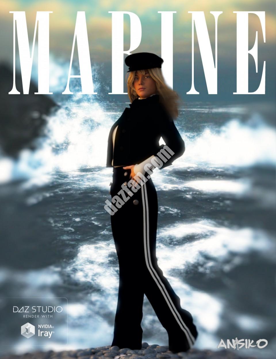 [daz服装] 创世纪3女性的海上装备-DAZ爱好者