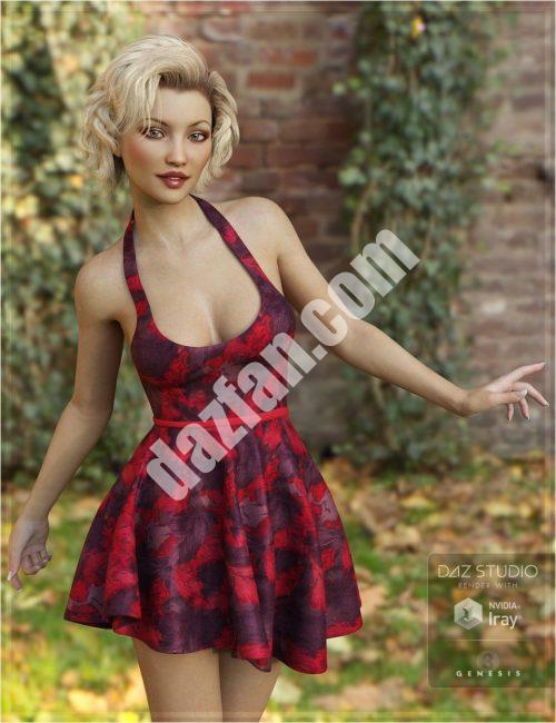 [daz服装] 《创世纪》第三章女性的含羞草连衣裙-DAZ爱好者
