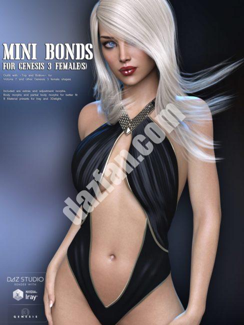 [daz服装] 创世纪3女性迷你债券-DAZ爱好者