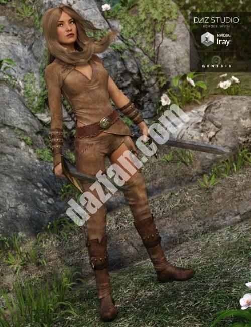 [daz服装] 创世纪3女性的恶作剧服装-DAZ爱好者