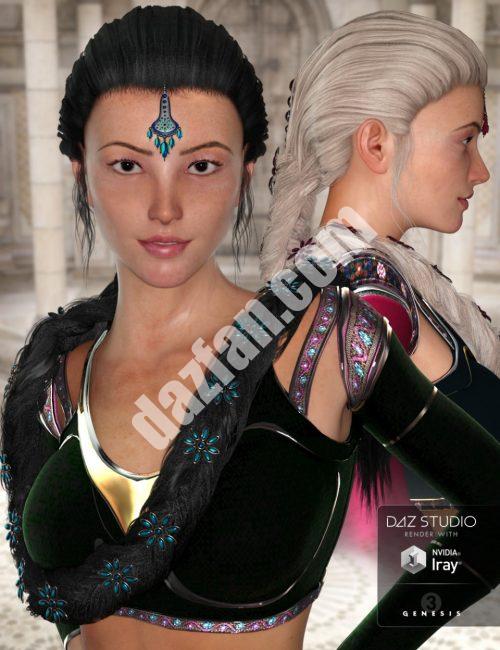 [daz服装] 《创世纪2》女性和《创世纪3》女性的新印度编织-DAZ爱好者