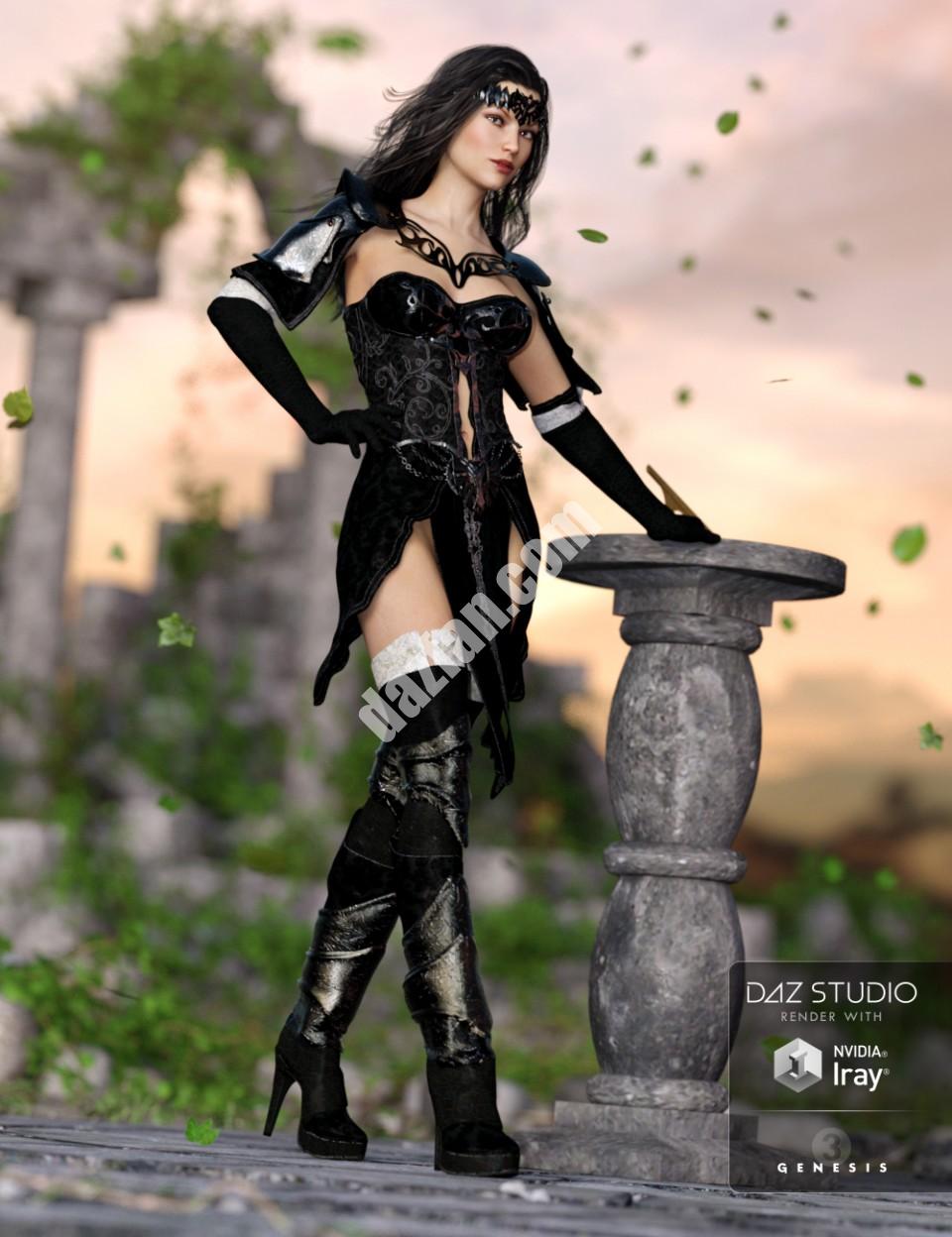 [daz服装] 创世纪3的时间神谕女-DAZ爱好者