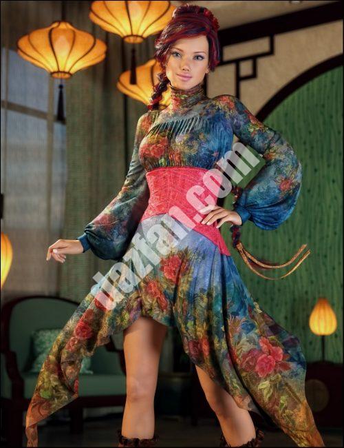 [daz服装] 木偶的东方富裕-DAZ爱好者