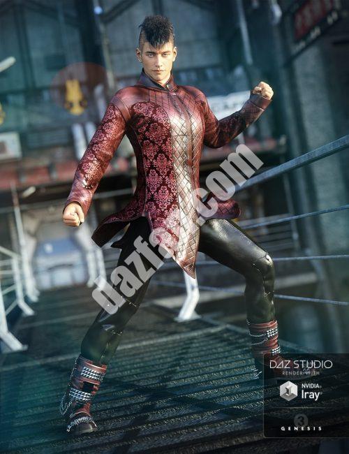 [daz服装] 《创世纪3》男服-DAZ爱好者