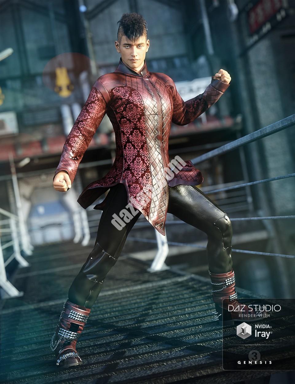 [daz服装] 《创世纪3》男服-DAZ爱好者