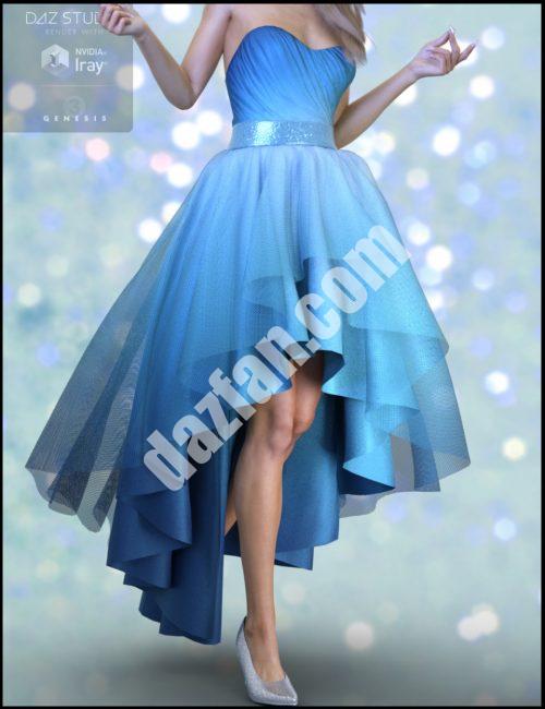 [daz服装] 创世纪3女性派对礼服套装-DAZ爱好者