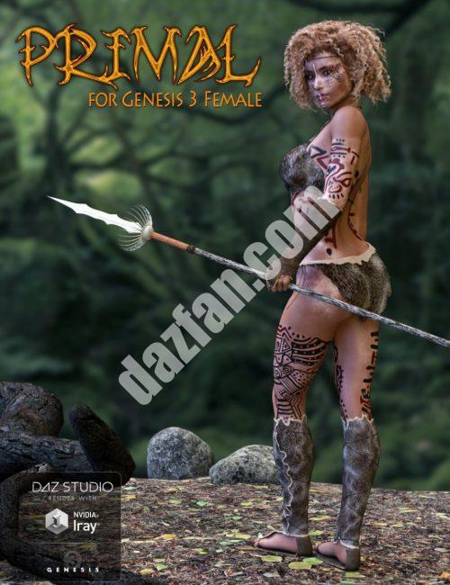 [daz服装] 创世纪3中女性的原始服装-DAZ爱好者