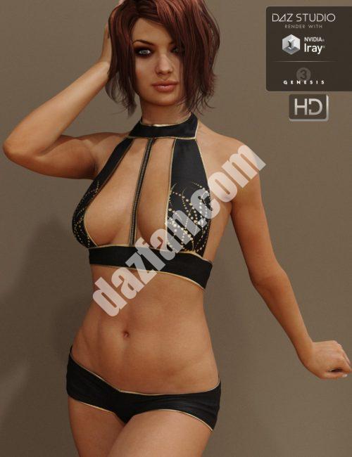 [daz服装] 创世纪3女性的挑衅服装-DAZ爱好者