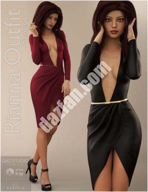 [daz服装] 《创世纪3》女套装-DAZ爱好者