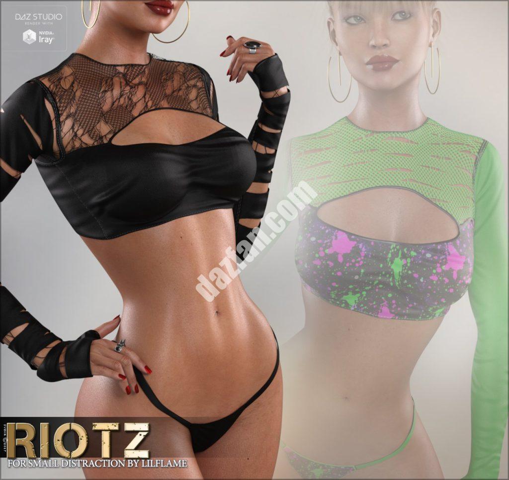 [daz服装] 小分心的Riotz-DAZ爱好者
