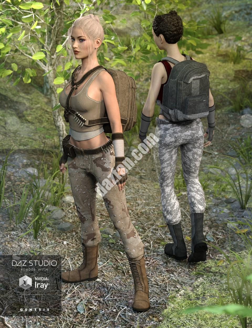 [daz服装] 盗贼突击队纹理-DAZ爱好者