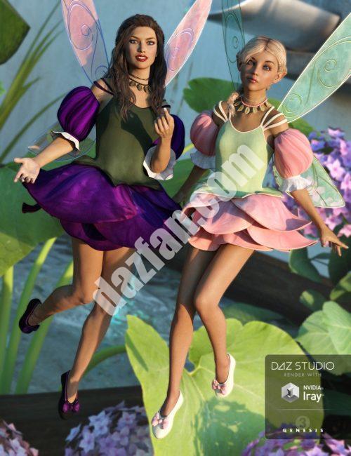 [daz服装] 玫瑰仙女纹理-DAZ爱好者