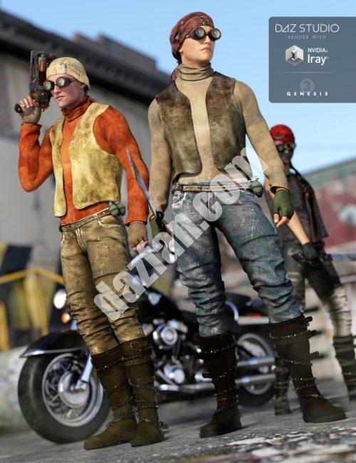 [daz服装] 粗骑士男性肌理-DAZ爱好者