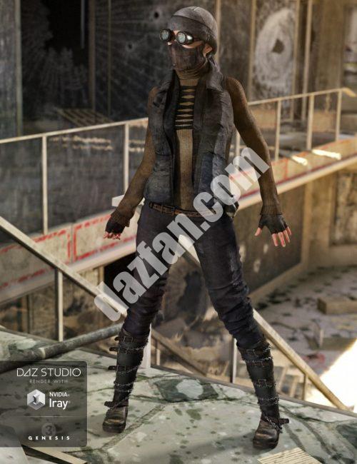 [daz服装] 《创世纪3》女战士-DAZ爱好者