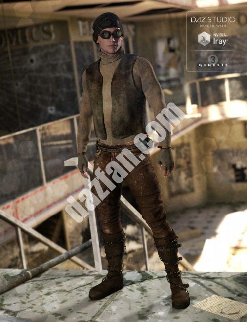 [daz服装] 《创世纪3》中的粗暴骑士-DAZ爱好者