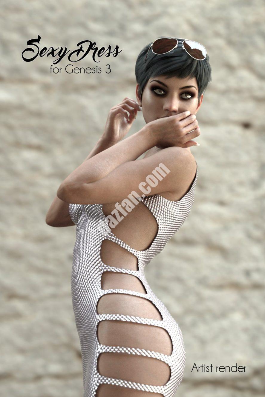 [daz服装] SP_Sexy_Dress for G3-DAZ爱好者