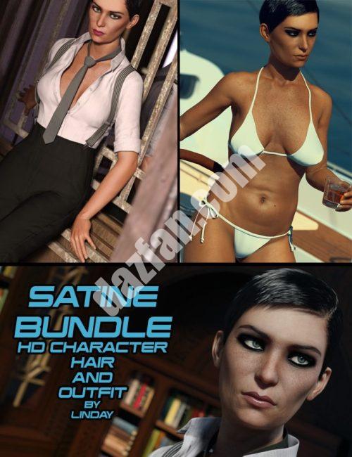 [daz合集] 创世纪3女性的缎纹束-DAZ爱好者