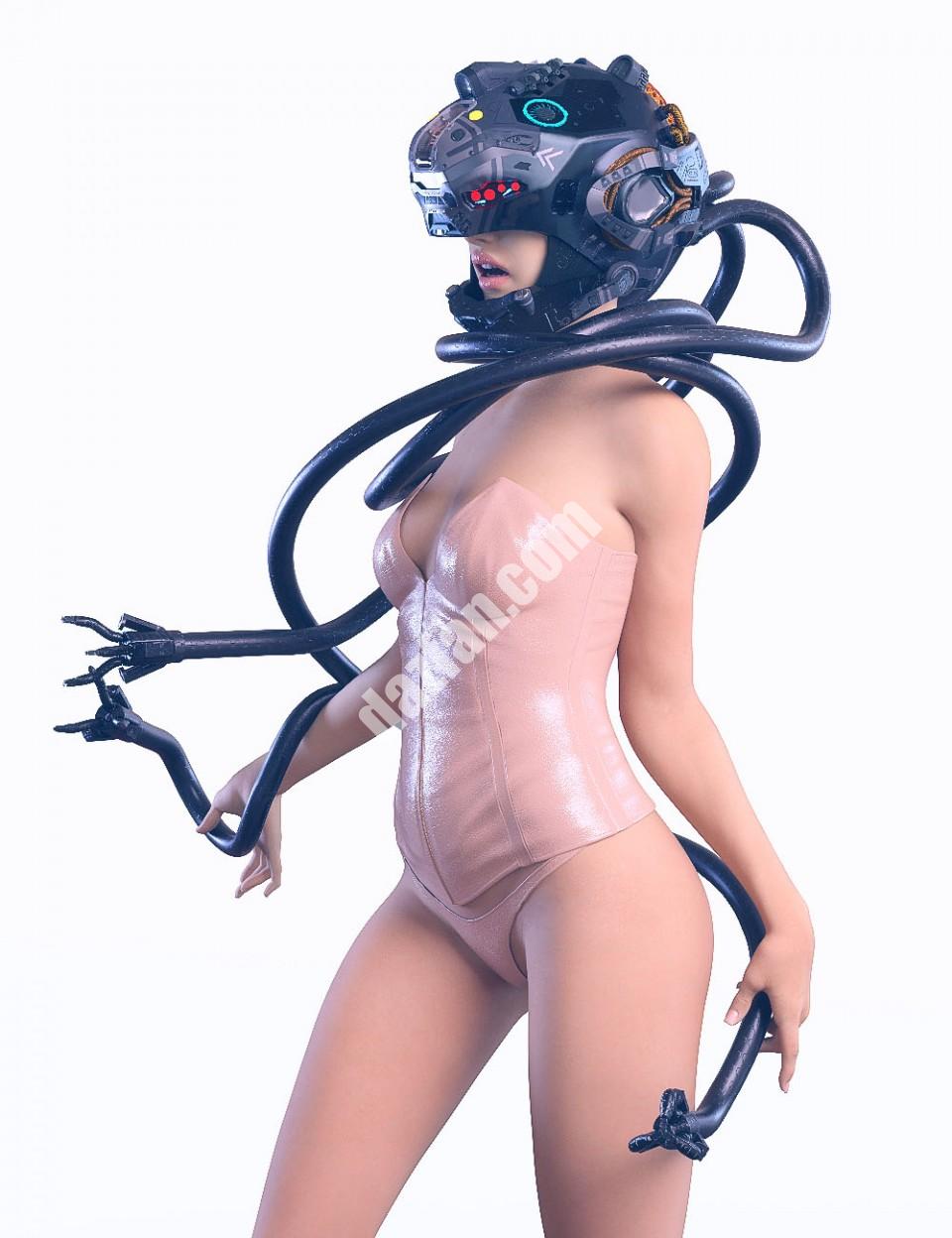 [daz服装] 科幻美杜莎-DAZ爱好者