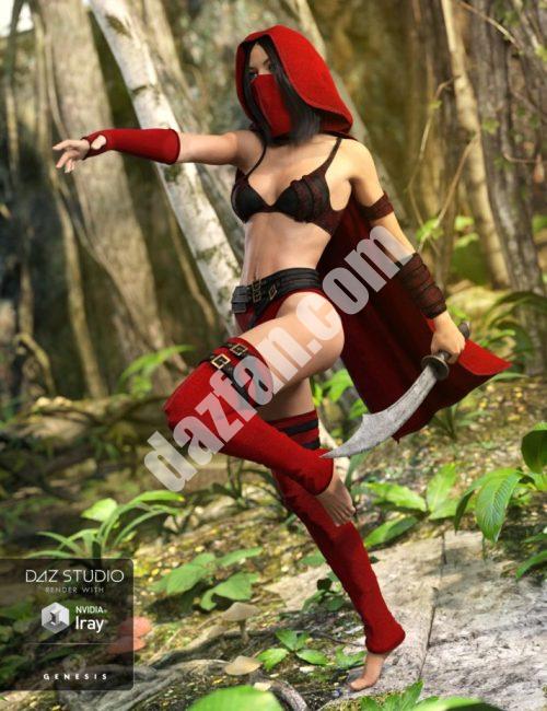 [daz服装] 创世纪3女性的秘密毒药装备-DAZ爱好者