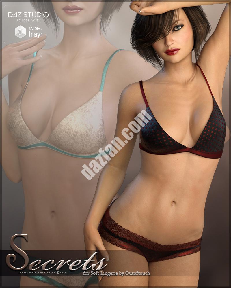 [daz服装] 软内衣G3的秘密-DAZ爱好者