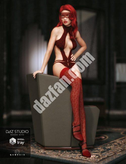 [daz服装] 创世纪3女性性感内衣(s)-DAZ爱好者