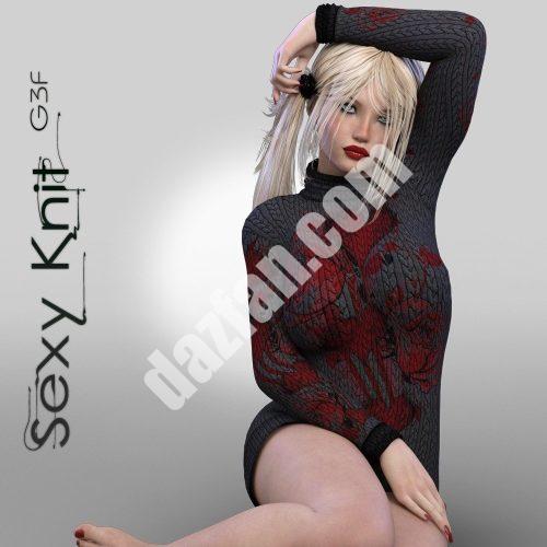 [daz服装] 性感针织G3F-DAZ爱好者
