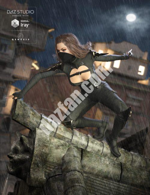 [daz服装] 创世纪3女性的影子服装-DAZ爱好者