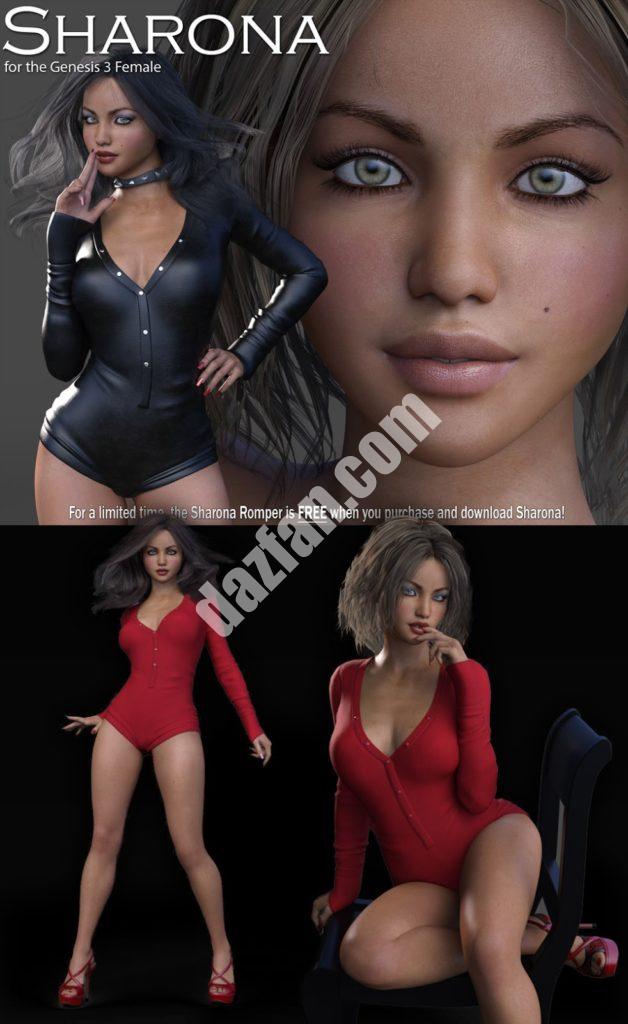 [daz服装] 创世纪3和Romper Bundle的Sharona-DAZ爱好者