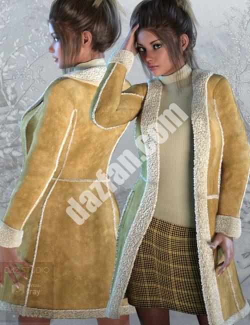 [daz服装] 《创世纪3》女性羊毛套装-DAZ爱好者