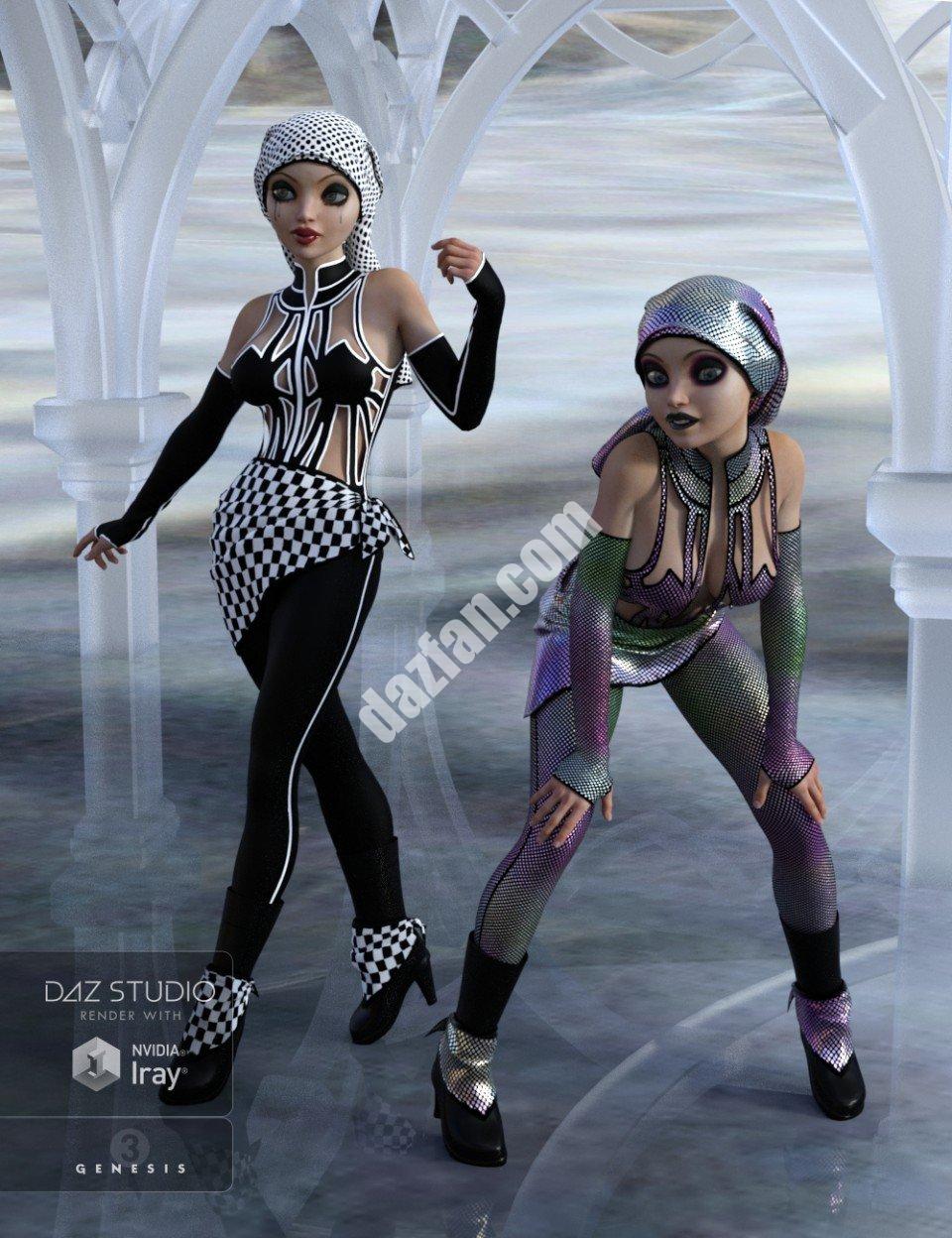 [daz服装] 时尚时尚的创世纪3女性(s)-DAZ爱好者