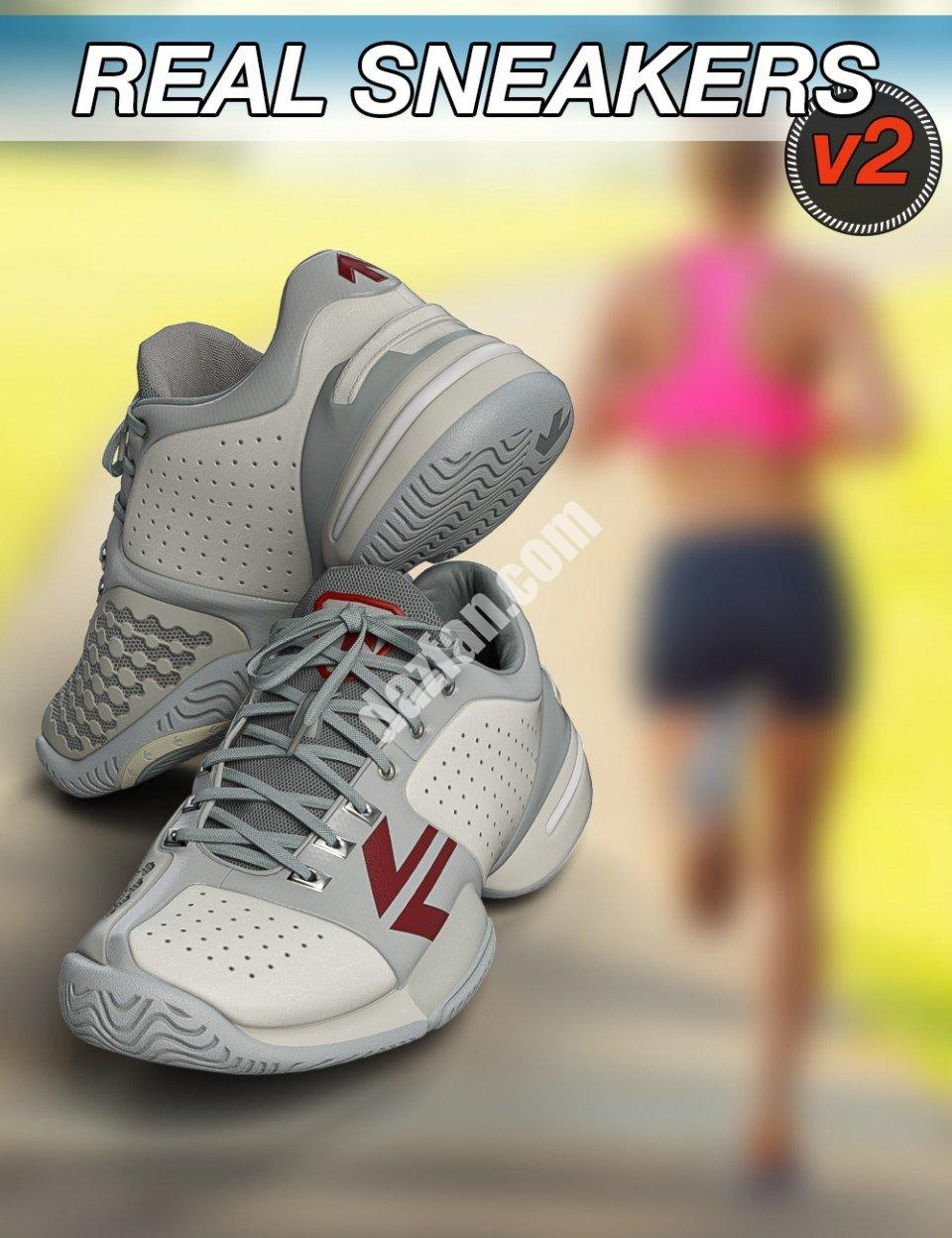 [daz服装] Slide3D真实运动鞋II创世纪3女(s)-DAZ爱好者