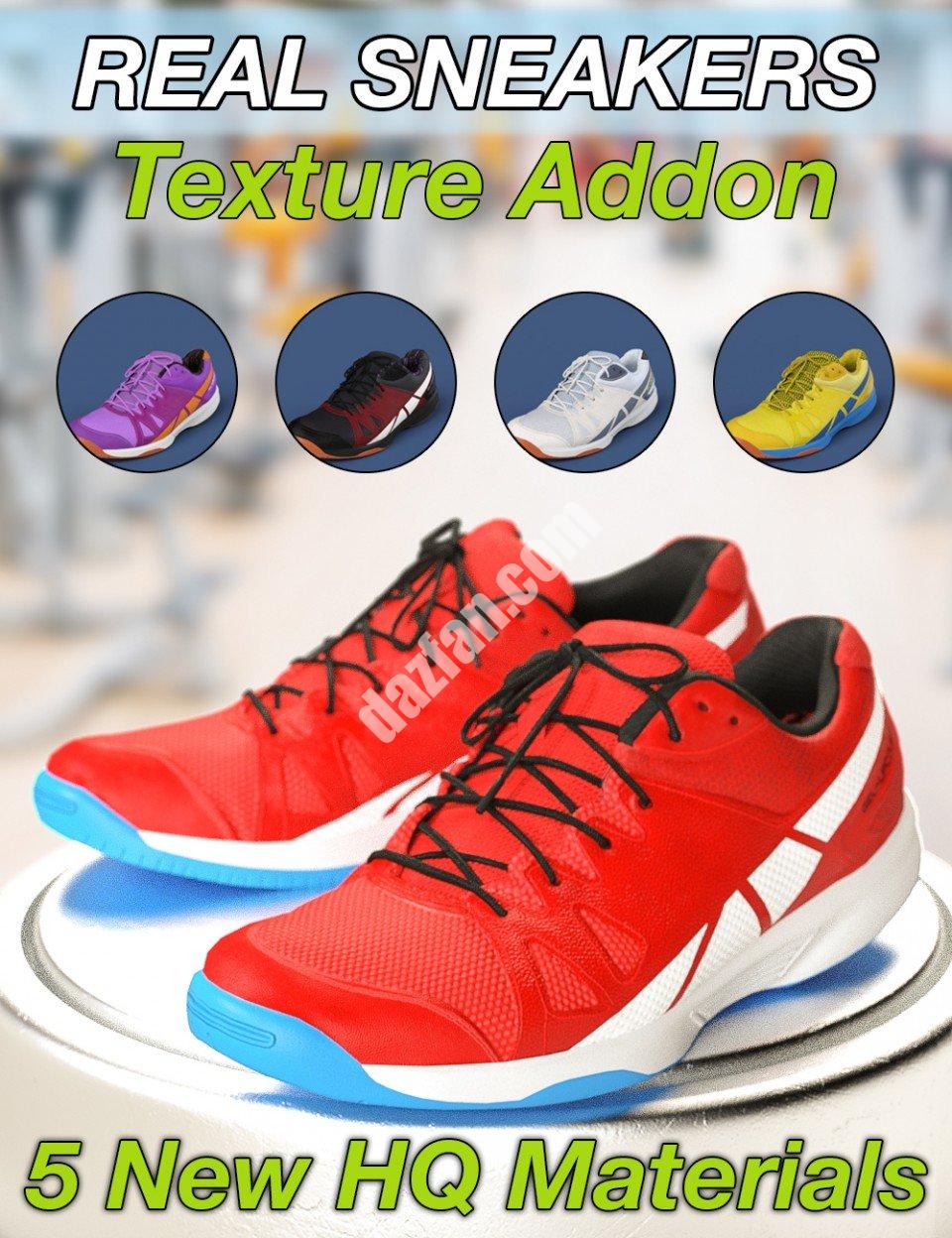 [daz服装] Slide3D真实运动鞋创世纪3女性(s)纹理插件-DAZ爱好者