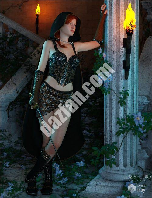 [daz服装] 《Fantasy Thief》的潜行-DAZ爱好者