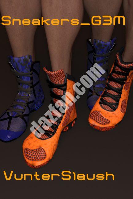 [daz服装] 运动鞋G3M-DAZ爱好者