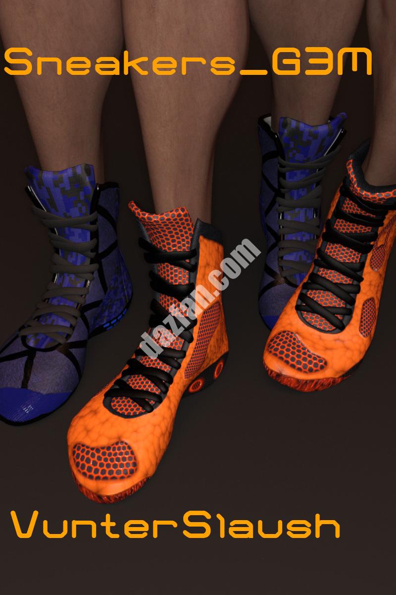 [daz服装] 运动鞋G3M-DAZ爱好者