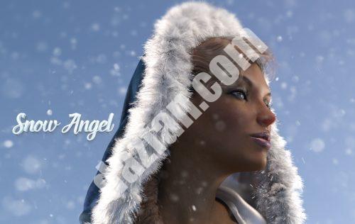 [daz服装] 创世纪3女雪天使-DAZ爱好者