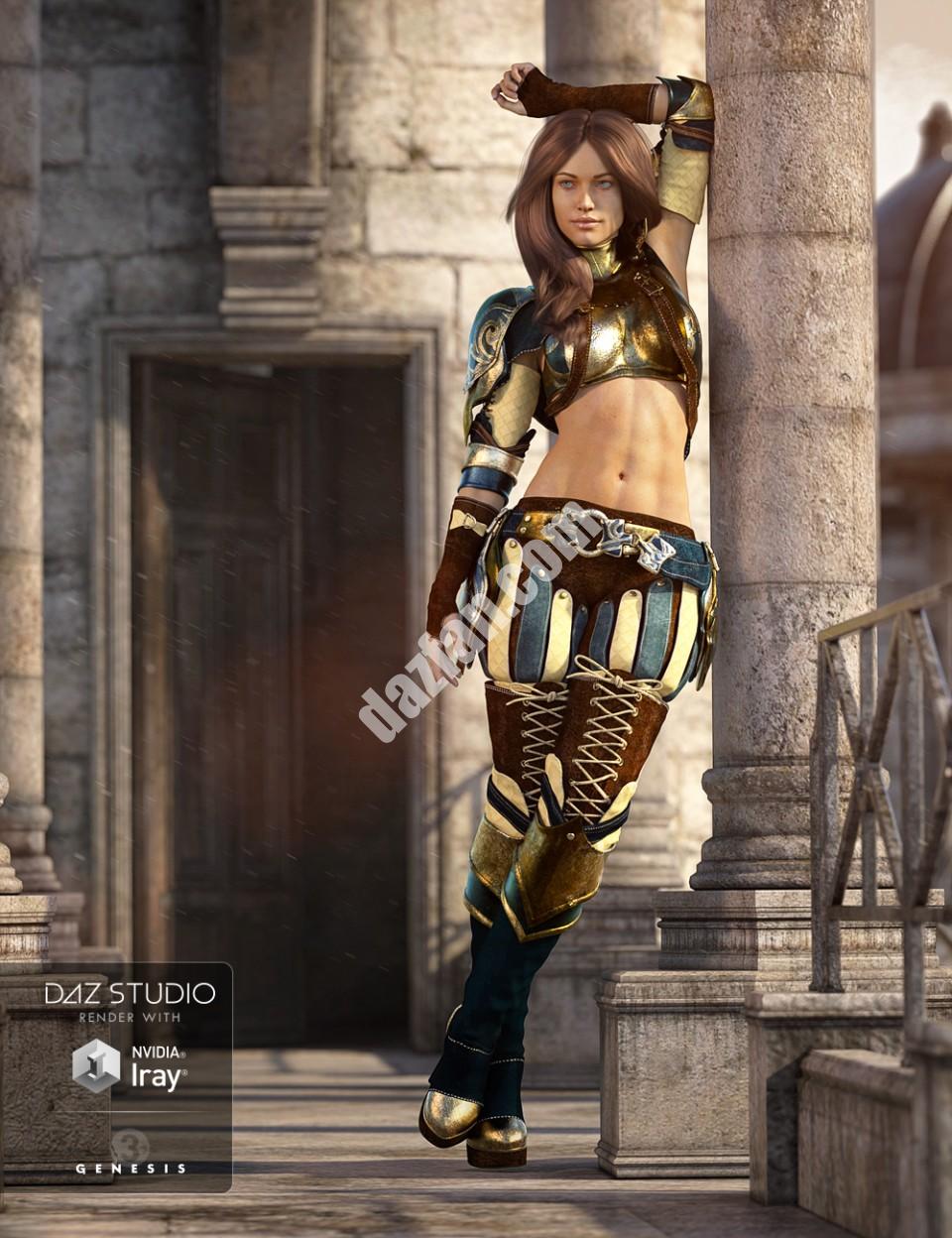 [daz服装] 创世纪3女性的Solaris套装-DAZ爱好者