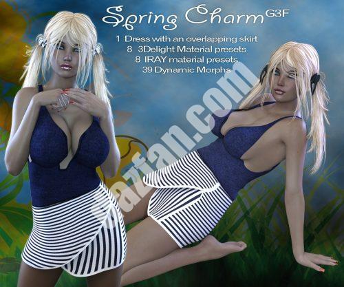 [daz服装] 春韵G3F-DAZ爱好者