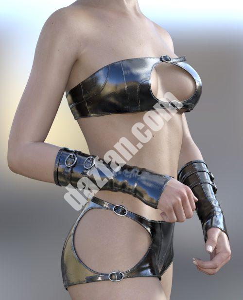 [daz服装] 为G3F绑带装备-DAZ爱好者