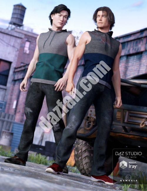 [daz服装] 街头信誉的服装纹理-DAZ爱好者
