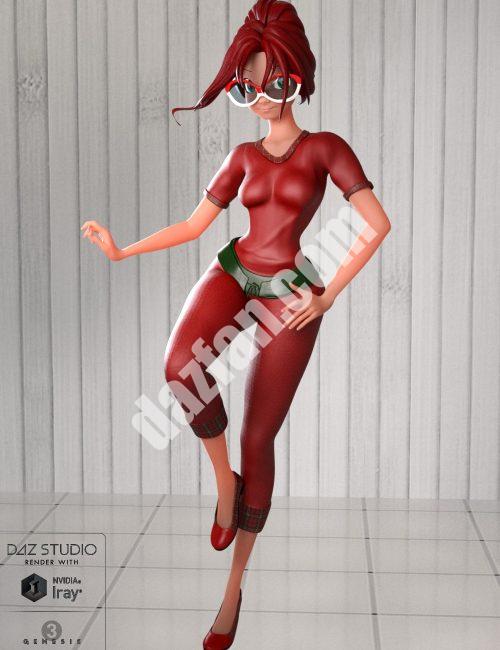 [daz服装] 创世纪3女性的街头服饰-DAZ爱好者