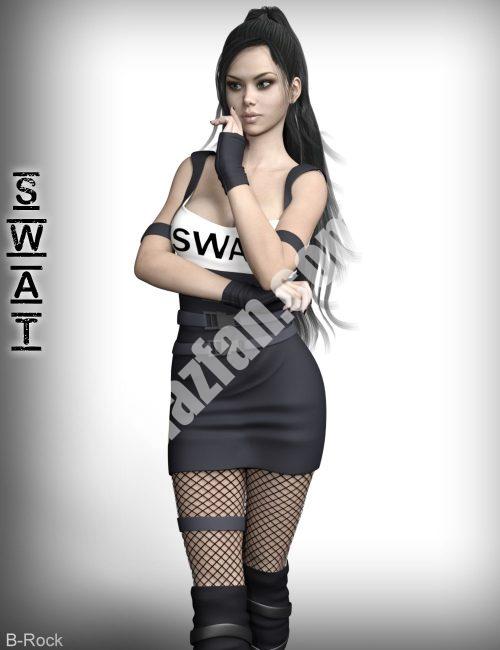 [daz服装] 《创世纪3》女战士Swat-DAZ爱好者