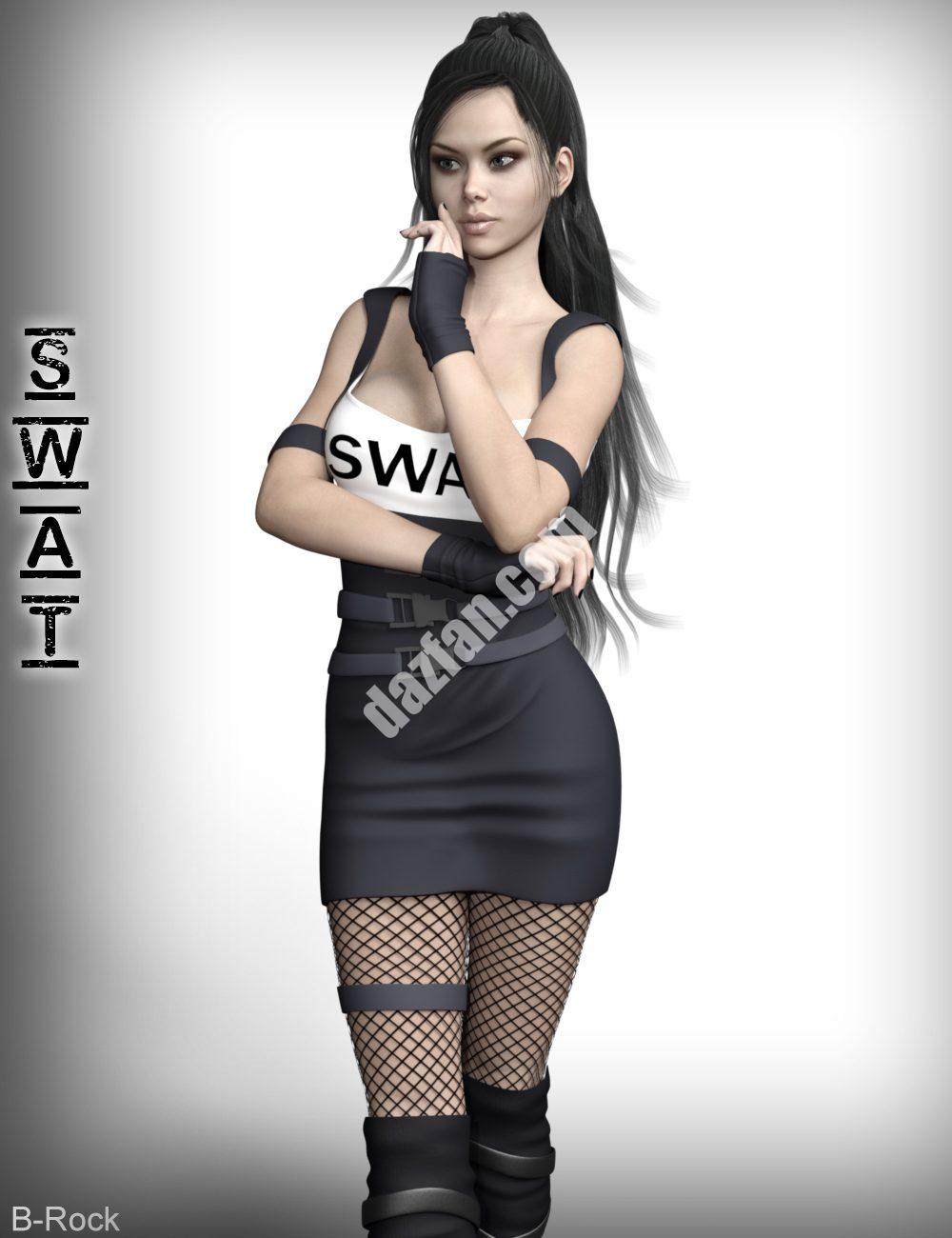 [daz服装] 《创世纪3》女战士Swat-DAZ爱好者