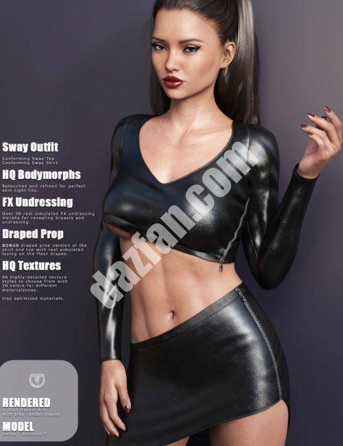 [daz服装] 创世纪3女性的摇摆服装-DAZ爱好者